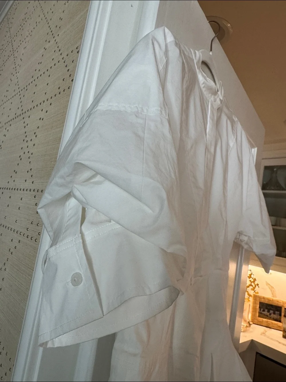 Jonathan Simkhai Effie White Bubble Mini Dress- NWT